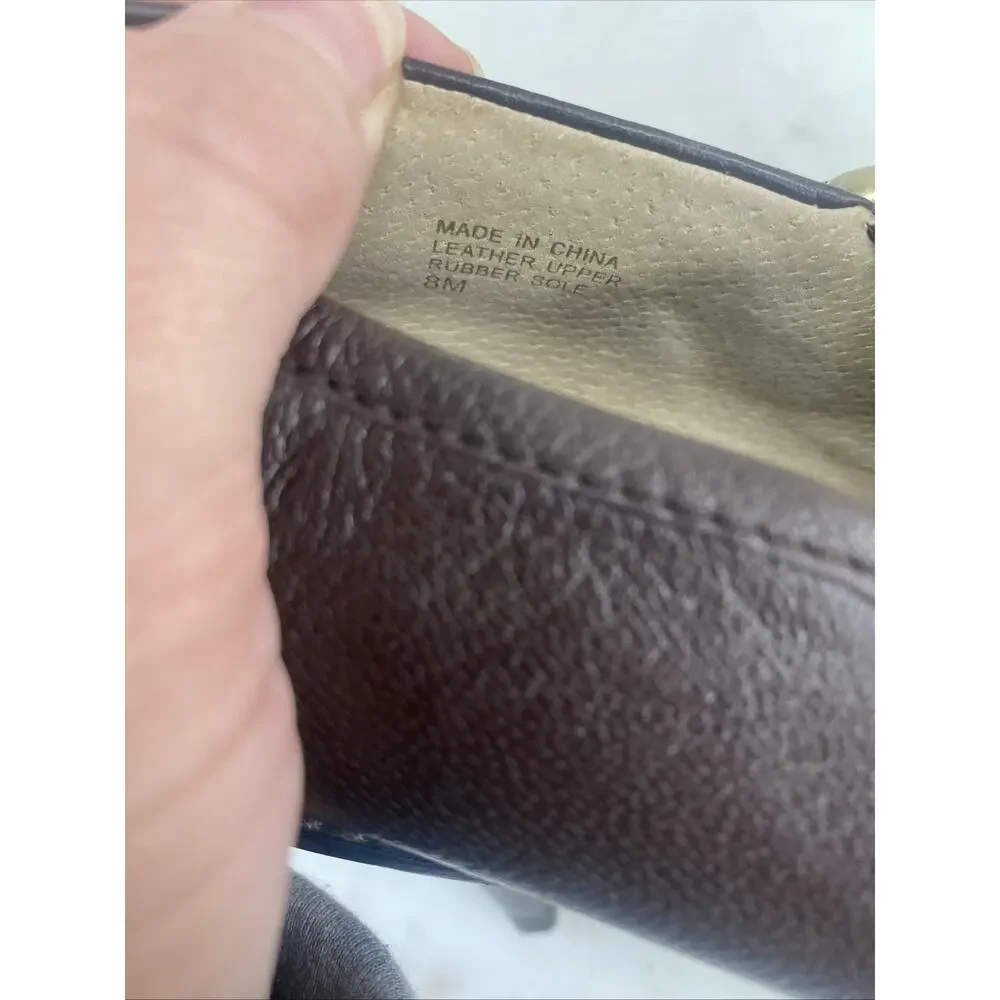 Michael Kors Shoes Womens 8 Brown Leather Stiletto High Heels Office Academia